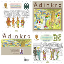 Load image into Gallery viewer, Dr. Marcelin Dabo Adinkra BOOK-BALLOON-COLORING Set
