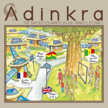 Load image into Gallery viewer, Dr. Marcelin Dabo Adinkra BOOK-BALLOON-COLORING Set