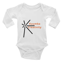 Load image into Gallery viewer, Kuumba Creativity Symbol Infant Long Sleeve Bodysuit