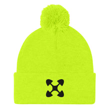 Load image into Gallery viewer, Ujima SYM BLK Pom-Pom Beanie