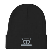 Load image into Gallery viewer, Kujichagulia SYM GRY Embroidered Beanie