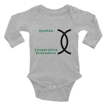 Load image into Gallery viewer, Ujamaa Cooperative Economics Infant Long Sleeve Bodysuit