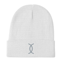 Load image into Gallery viewer, Ujamaa SYM GRY Embroidered Beanie