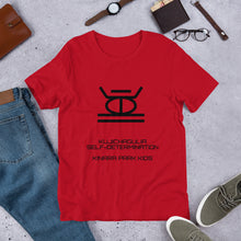 Load image into Gallery viewer, Kujichagulia Self-Determination SYM Short-Sleeve Unisex T-Shirt