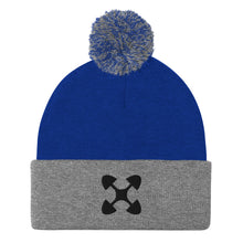 Load image into Gallery viewer, Ujima SYM BLK Pom-Pom Beanie