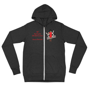 Kujichagulia Self-Determination Unisex zip hoodie