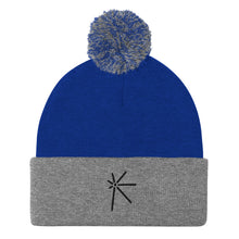 Load image into Gallery viewer, Kuumba SYM BLK Pom-Pom Beanie