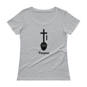 Nia Purpose Symbol Ladies' Scoopneck T-Shirt