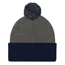 Load image into Gallery viewer, Kuumba SYM BLK Pom-Pom Beanie