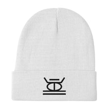 Load image into Gallery viewer, Kujichagulia SYM BLK Embroidered Beanie