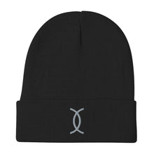 Load image into Gallery viewer, Ujamaa SYM GRY Embroidered Beanie