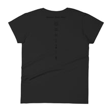 Load image into Gallery viewer, Nia Purpose BLK SYM Women&#39;s short sleeve t-shirt