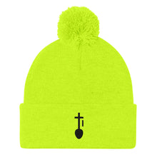 Load image into Gallery viewer, Nia SYM BLK Pom-Pom Beanie