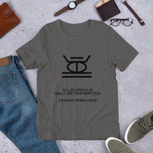 Load image into Gallery viewer, Kujichagulia Self-Determination SYM Short-Sleeve Unisex T-Shirt