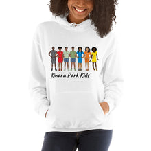 Load image into Gallery viewer, Kwanzaa Kinara Park Kids Unisex Hoodie