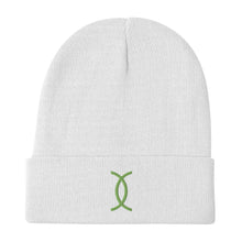 Load image into Gallery viewer, Ujamaa SYM GRN Embroidered Beanie