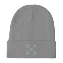 Load image into Gallery viewer, Ujima SYM GRY Embroidered Beanie