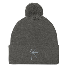 Load image into Gallery viewer, Kuumba SYM GRY Pom-Pom Beanie