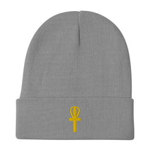 Load image into Gallery viewer, Imani SYM YLW Embroidered Beanie