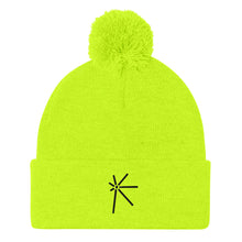 Load image into Gallery viewer, Kuumba SYM BLK Pom-Pom Beanie
