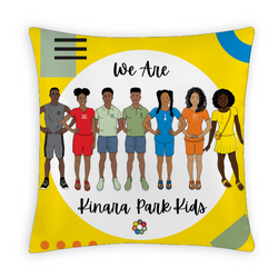 Kinara Park Kids Square Throw Pillow