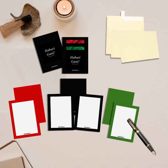 Liberation Kwanzaa Stationery Set