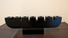 Load image into Gallery viewer, Wood Kwanzaa Kinara