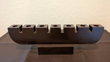 Load image into Gallery viewer, Wood Kwanzaa Kinara