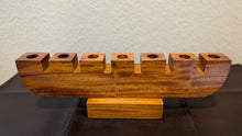 Load image into Gallery viewer, Wood Kwanzaa Kinara