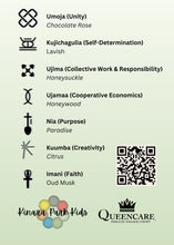 Load image into Gallery viewer, Ujima QueenCare Kwanzaa Scent (Honeysuckle)