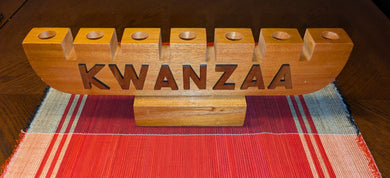 Kwanzaa Kinara Handmade