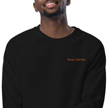 Load image into Gallery viewer, Kinara Park Kids Orange Unisex organic raglan sweatshirt