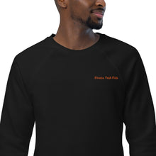 Load image into Gallery viewer, Kinara Park Kids Orange Unisex organic raglan sweatshirt