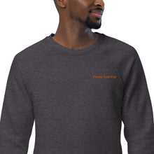 Load image into Gallery viewer, Kinara Park Kids Orange Unisex organic raglan sweatshirt