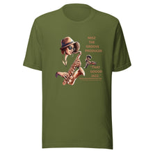 Load image into Gallery viewer, MISZ That Good Jazz (Tan Font) Unisex t-shirt