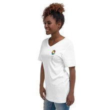 Load image into Gallery viewer, Logo Unisex Short Sleeve V-Neck T-Shirt