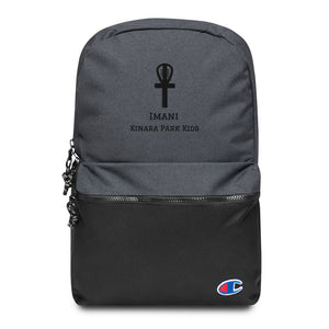 Imani Embroidered Champion Backpack