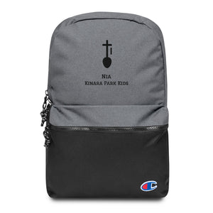 Nia Embroidered Champion Backpack