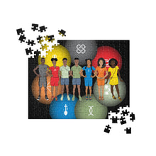 Load image into Gallery viewer, All Kids Adinkra Logo Jigsaw puzzle