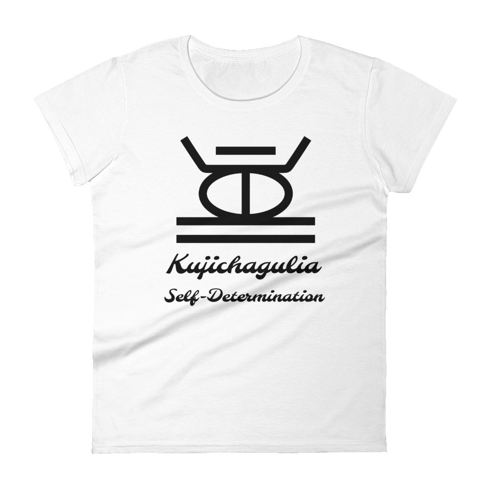 Kujichagulia Self-Determination BLK SYM Women's short sleeve t-shirt