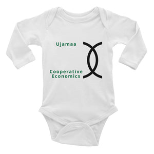 Ujamaa Cooperative Economics Infant Long Sleeve Bodysuit