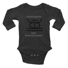 Load image into Gallery viewer, Kujichagulia Self-Determination Infant Long Sleeve Bodysuit