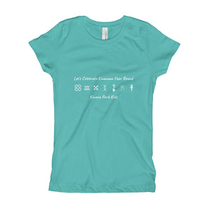 Kwanzaa Adinkra Symbols WHT Girl's T-Shirt