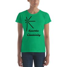 Load image into Gallery viewer, Kuumba Creativity BLK SYM Women&#39;s short sleeve t-shirt