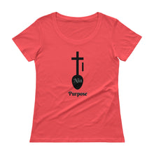 Load image into Gallery viewer, Nia Purpose Symbol Ladies&#39; Scoopneck T-Shirt
