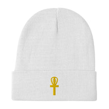 Load image into Gallery viewer, Imani SYM YLW Embroidered Beanie