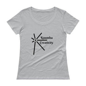 Kuumba Creativity Symbol Ladies' Scoopneck T-Shirt