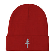 Load image into Gallery viewer, Nia SYM GRY Embroidered Beanie