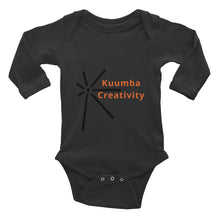 Load image into Gallery viewer, Kuumba Creativity Symbol Infant Long Sleeve Bodysuit