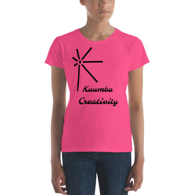 Kuumba Creativity BLK SYM Women's short sleeve t-shirt